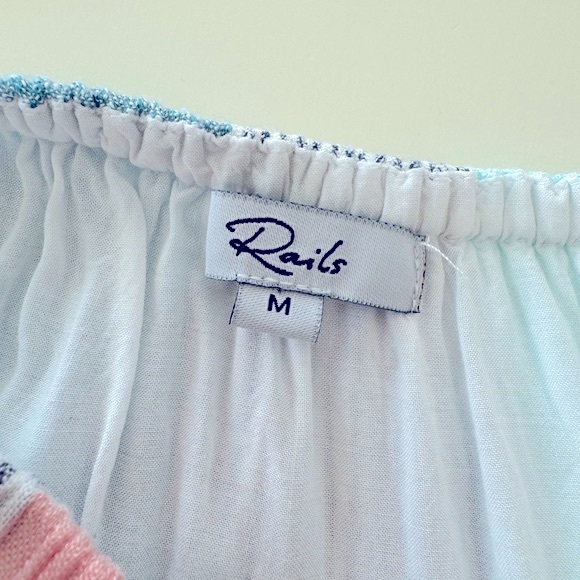 NWOT  RAILS Adora Sleeveless Linen Blend Midi Dress in Highland Stripe - Picture 10 of 12